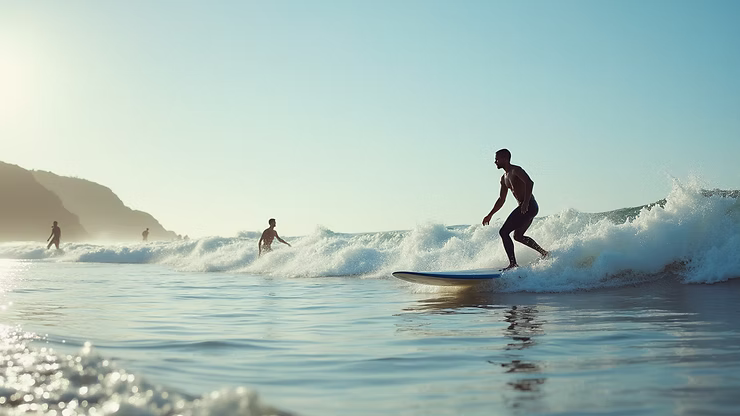 Surfing on Coney Island