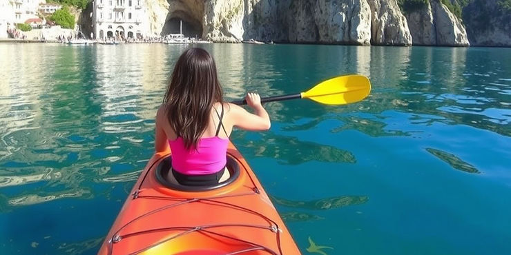 Kayaking in the French Riviera