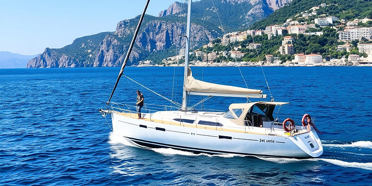 Sailing in the French Riviera