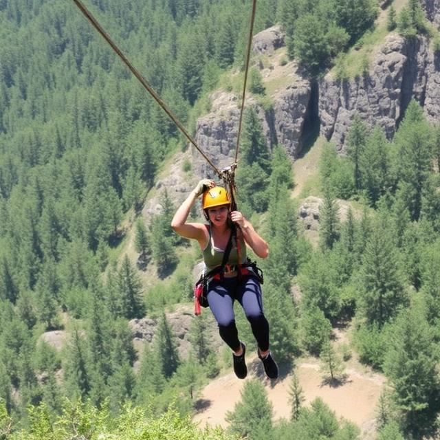 Ziplining
