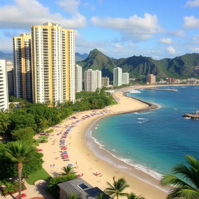  Waikiki Beach, Hawaii