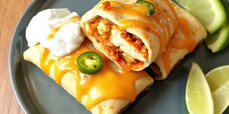 Jalapeño Popper Chimichangas