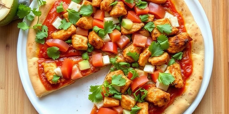 Chicken Fajita Mexican Pizza