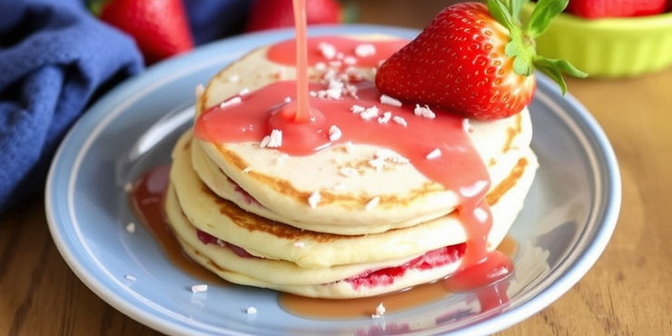 Strawberry Shortcake Pancakes