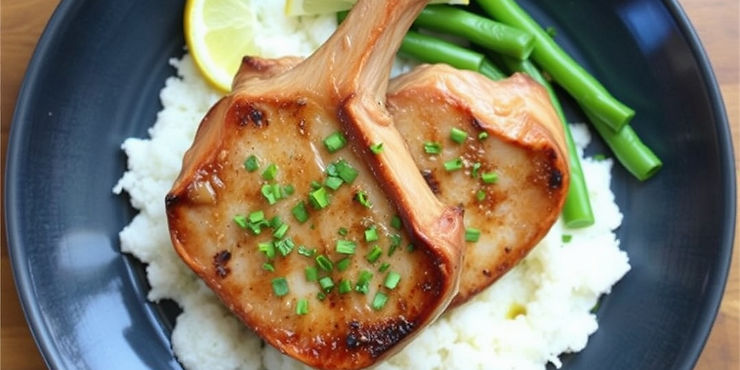 Garlic Butter Pork Chops