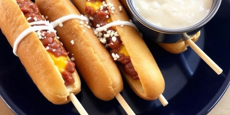

Chili Cheese Corn Dogs