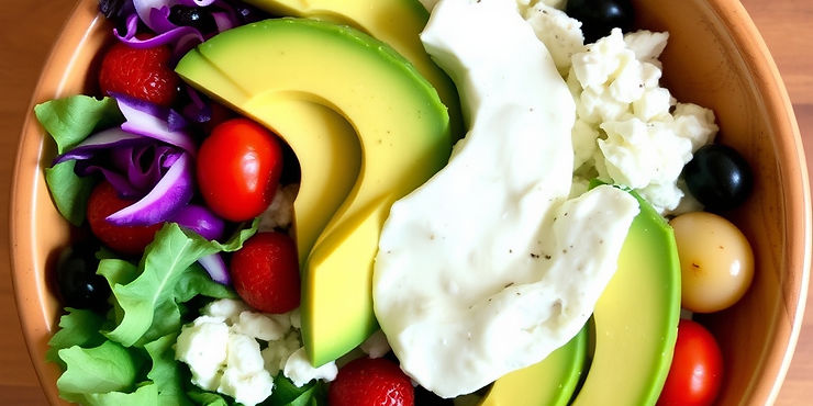 Cottage Cheese and Avocado Bowl