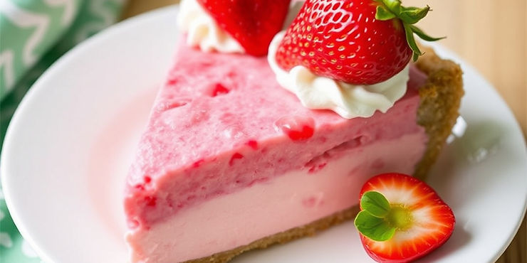 Frozen Strawberry Margarita Pie