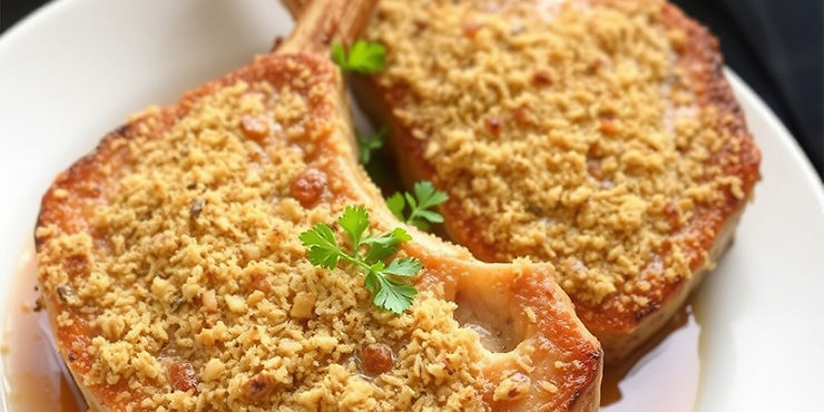 Parmesan Crusted Pork Chops