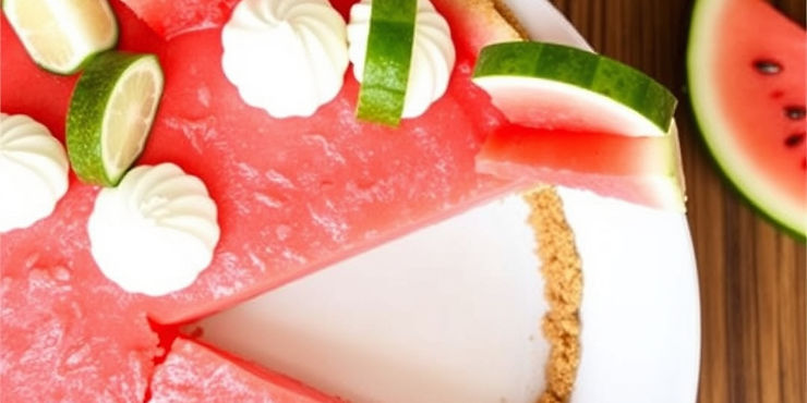 Watermelon Margarita Pie