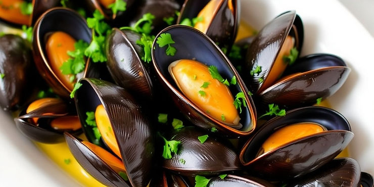 Mussels with Parsley and Garlic Butter
