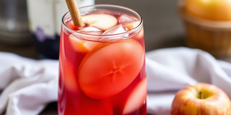 Cinnamon Ember Sangria
A fruity, spiced sangria that combines bold red wine with fresh apples and cinnamon for a perfectly balanced fall-inspired punch.