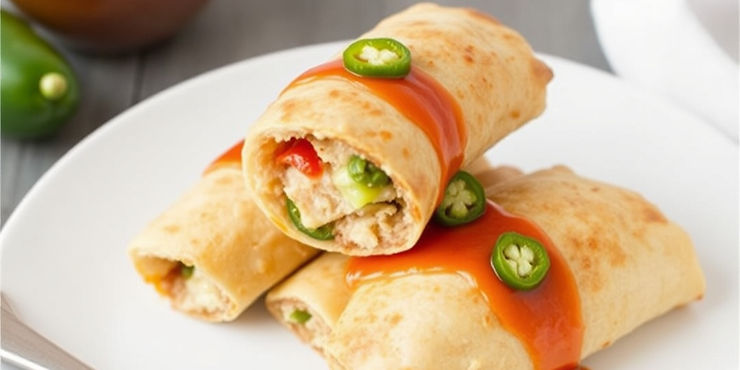 Jalapeño Popper Chimichangas