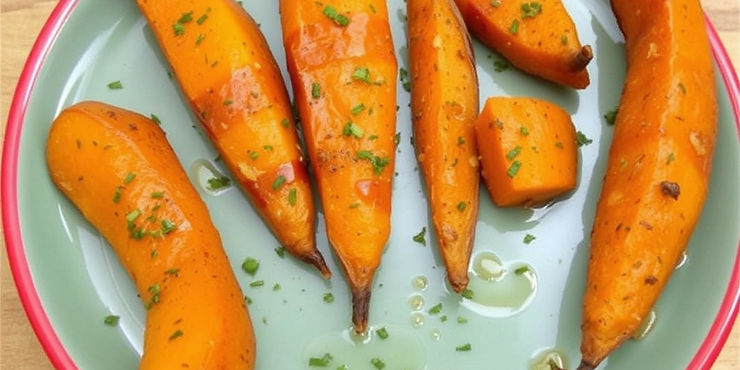 Hot Honey Sweet Potatoes