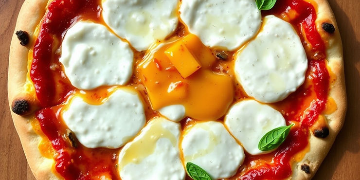 Hot Honey Ricotta Pizza