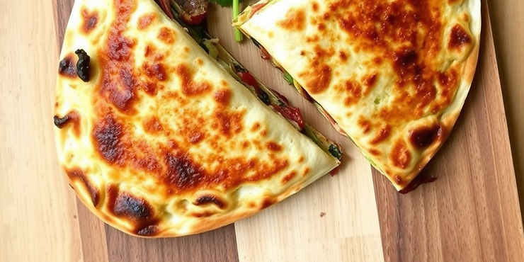 Roasted Vegetable Quesadilla