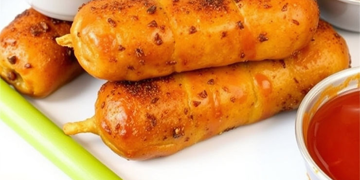 Pepper Jack Corn Dogs