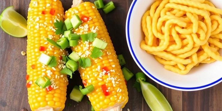 Mexican Street Corn Dogs (Elote-style)