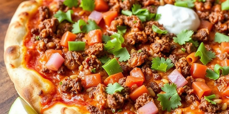 Barbacoa Mexican Pizza