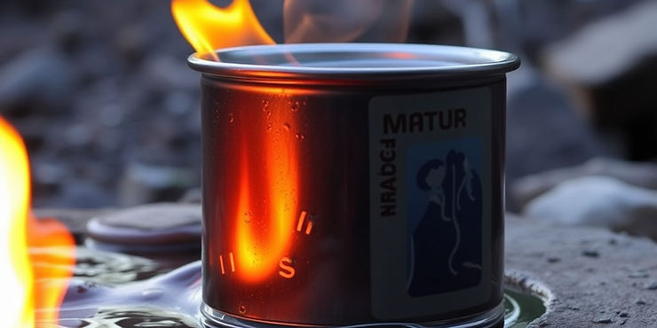 Campfire Heated Water