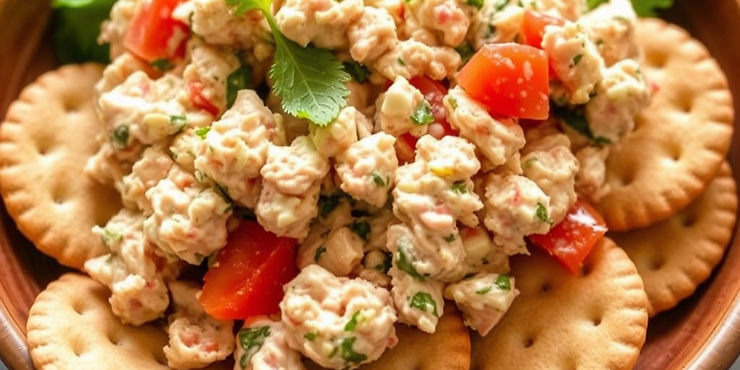 Tuna Salad with Crackers