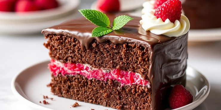 Chocolate Raspberry Cake