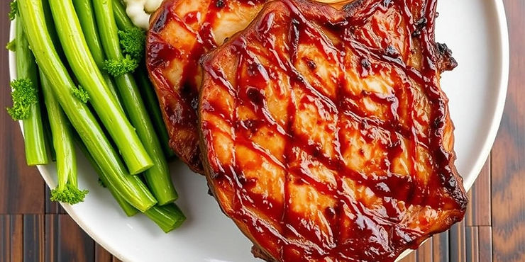 BBQ Grilled Pork Chops