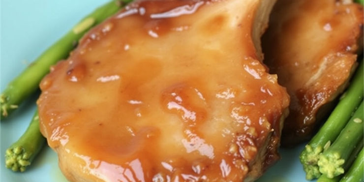 Brown Sugar Glazed Pork Chops