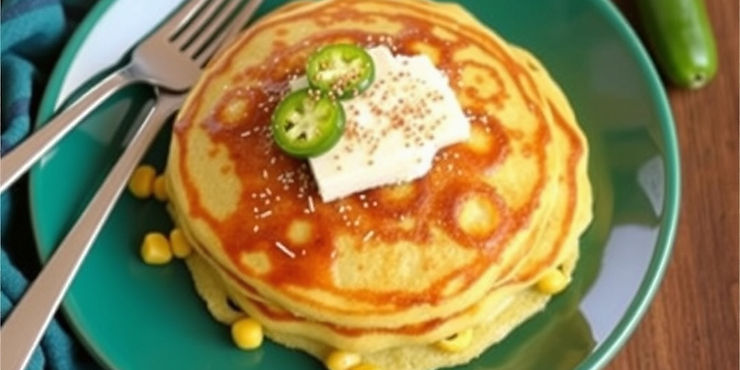 Corn and Jalapeño Pancakes