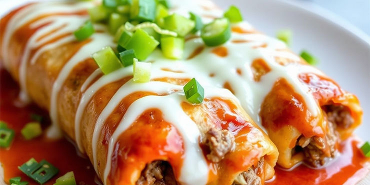 Chipotle Beef Chimichangas