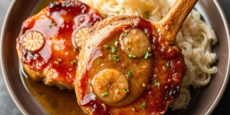 Hot Honey Pork Chops