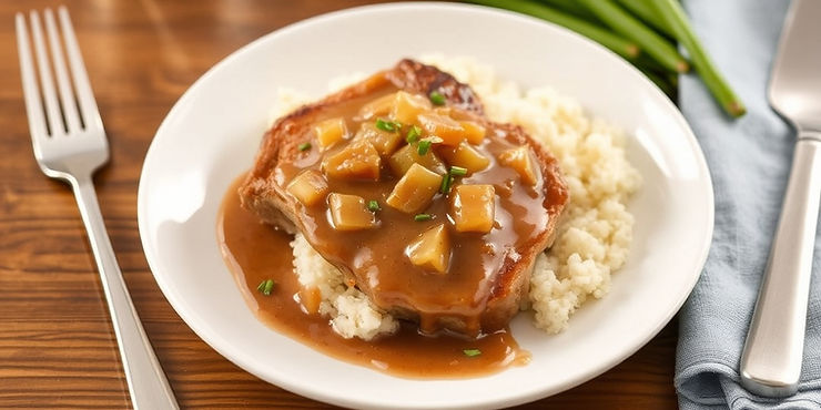 Pork Chops with Onion Gravy