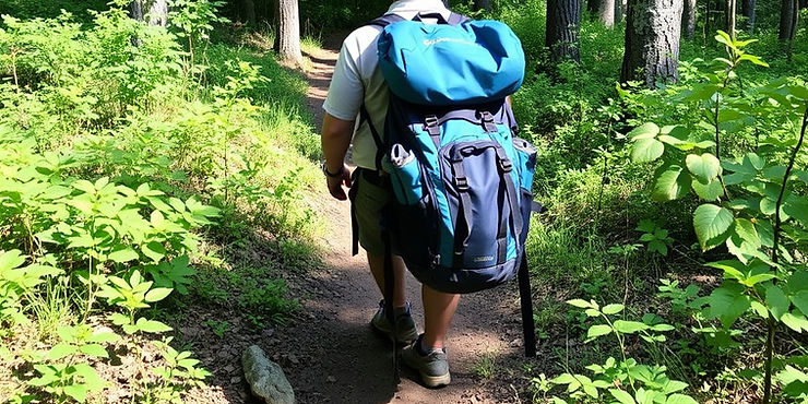 Backpack on Backcountry Trails