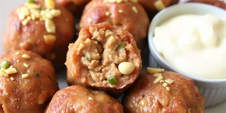 Cheddar and Jalapeño Pork Sausage Balls