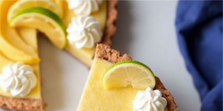 Frozen Mango Margarita Pie