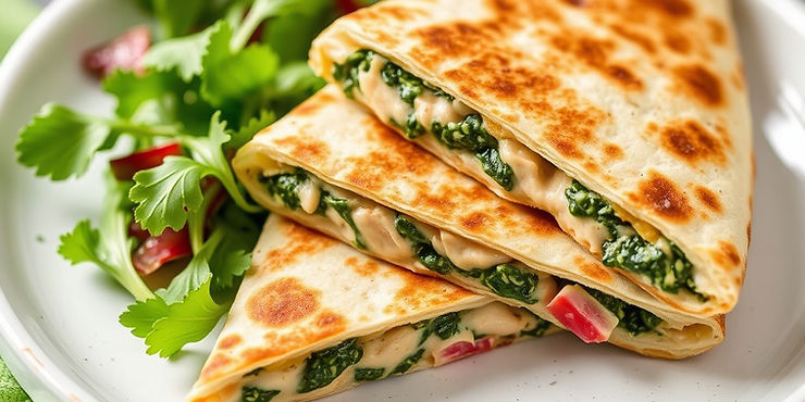 Chicken & Spinach Quesadilla