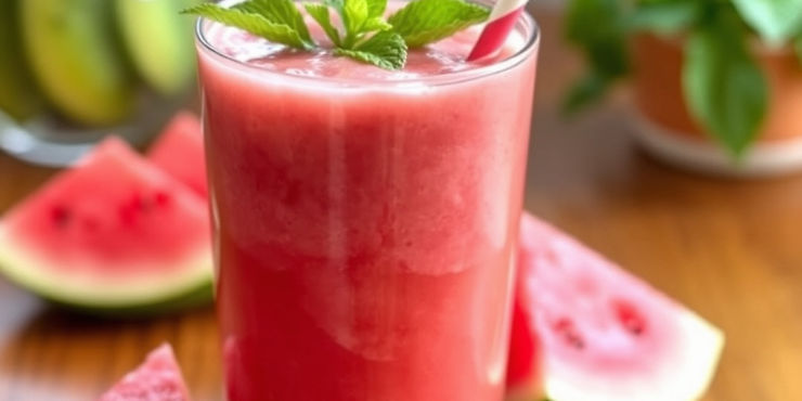 Watermelon Mint Smoothie