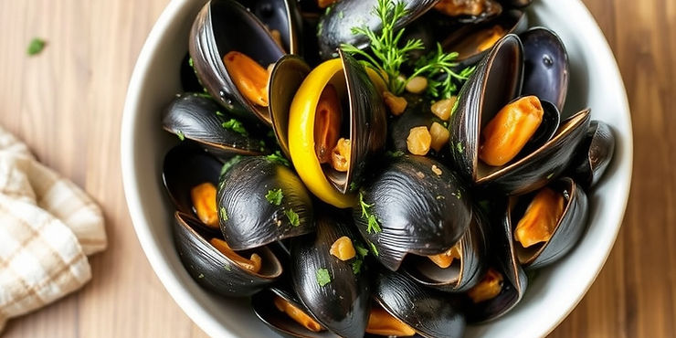 Mussels with Lemon and Thyme