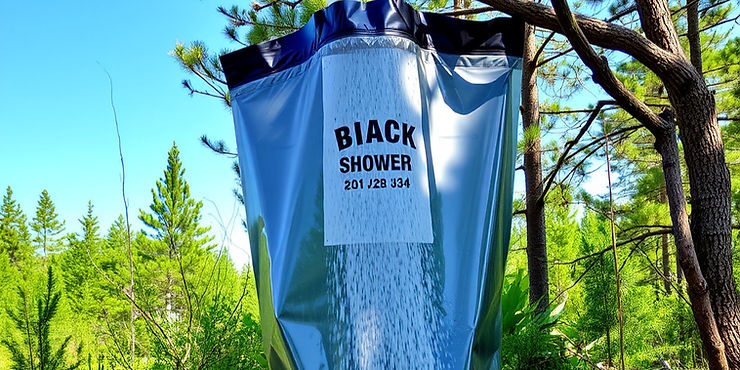  Black Plastic Bag Shower