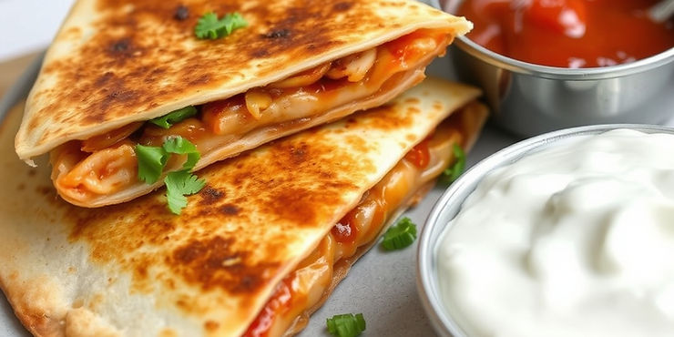 BBQ Chicken Quesadilla