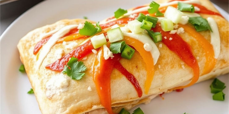 Shredded Chicken Chimichangas