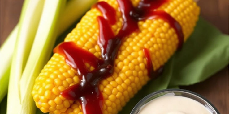 BBQ Glazed Corn Dogs