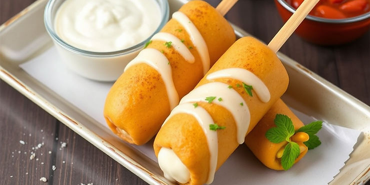 Mozzarella Corn Dogs