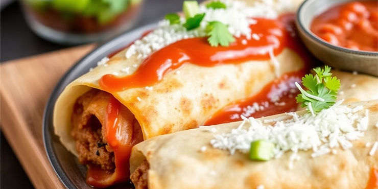 Chipotle Beef Chimichangas