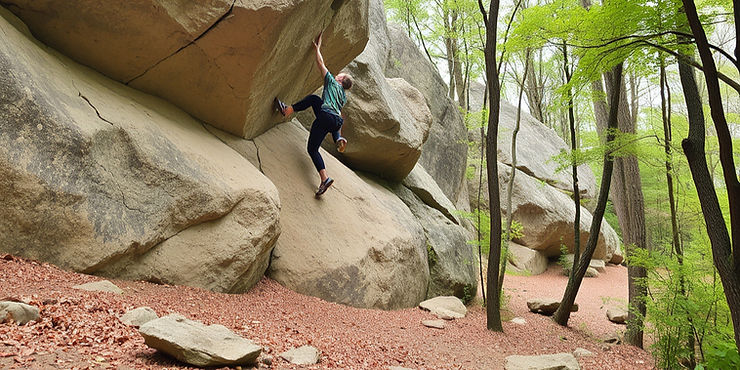 Rock Climbing and Bouldering