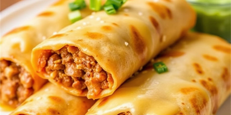 Ground Beef Chimichangas