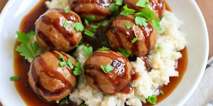 Balsamic Honey Meatballs