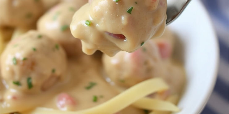 Swedish Cream Sauce Meatballs