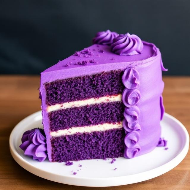 Ube Layer Cake with Ube Frosting