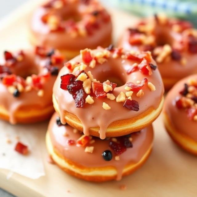 Maple Bacon Donuts